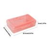 High Capacity Pencil Case Double Layer Pen Storage Box Portable Pen Organizers Clear Colored Pencil Case for Kid Student