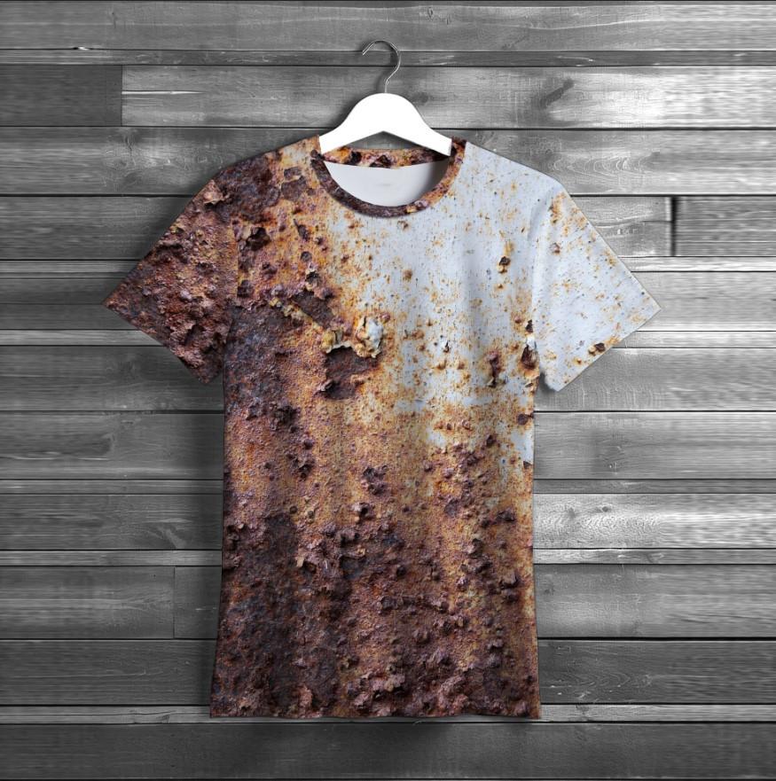 Summer Rust Graphic Men's T-Shirts 3D Print Women Short Sleeve T Shirt Plus Size Tees Harajuku Y2k Tops Men Clothing