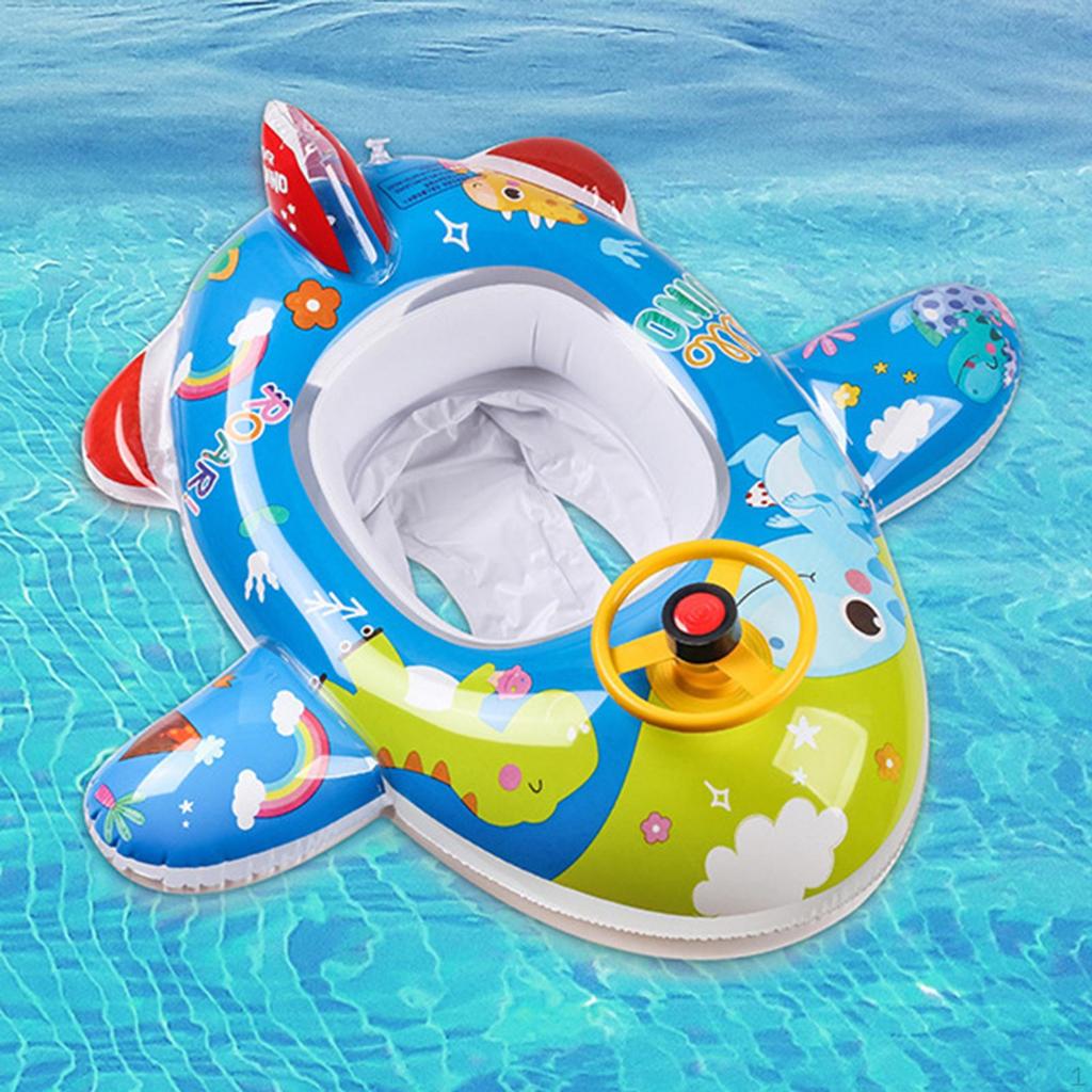 Swimming Rings Pool Floats Seat Beach Party Toys for Holidays Blue