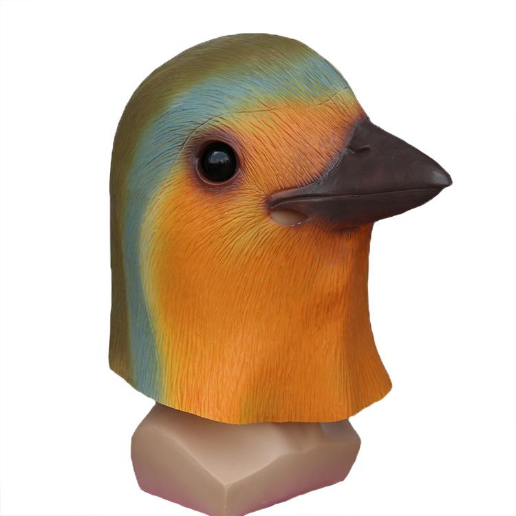 Animal Robin Bird Mask Halloween Latex Mask Carnival Party Funny Party Performance Prop