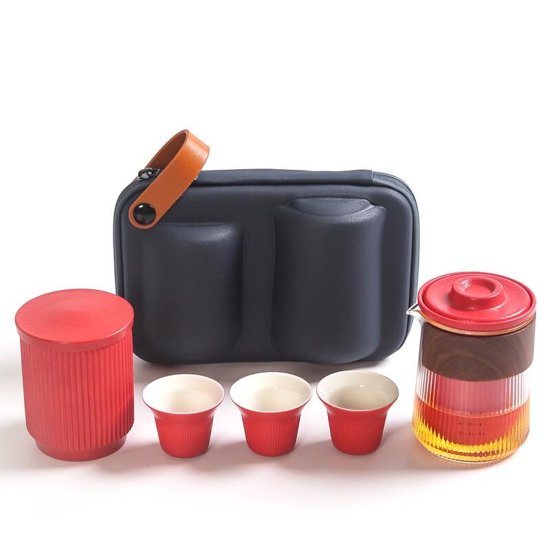 

DARUNYAO Jingwei Travel Tea Set with Storage Can