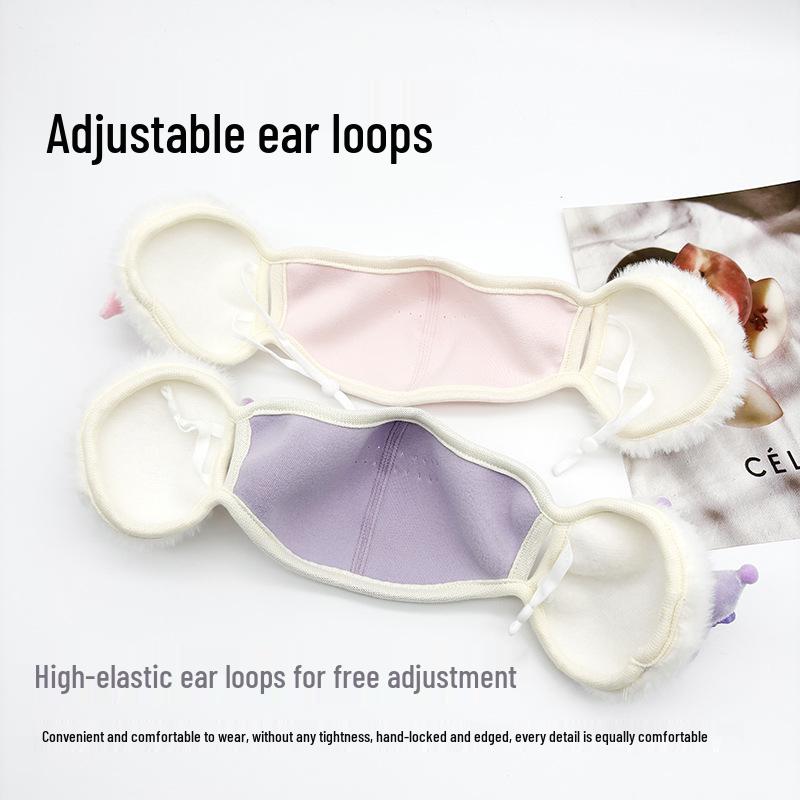 Girls' Winter Warm Face Mask with Ear Protection