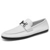 Small Leather Shoes Spring and Autumn Leather Shoes Low-top Lazy Shoes Doudou Shoes