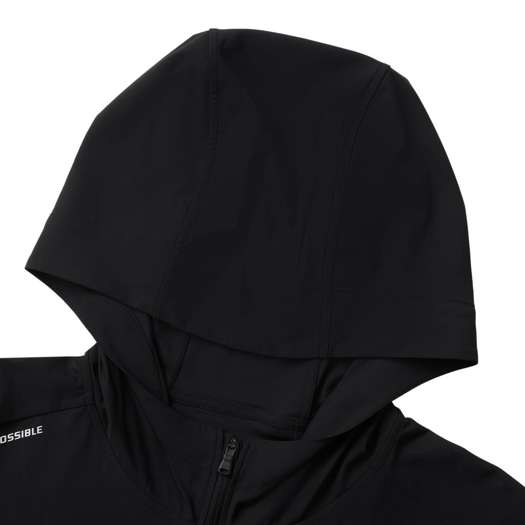 Li-Ning Fitness Series Einfarbig Kapuzenjacke Herrenjacken Schwarz AFDV613-3