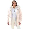 Women's Fashionable Plush Zipper Pocket Hooded Long Sleeved Loose Warm Jacket