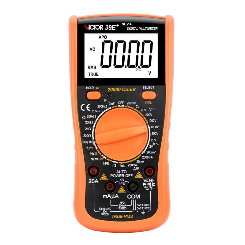 VICTOR VC39E+ True RMS Smart Anti-Burn Digital Multimeter (CN version)