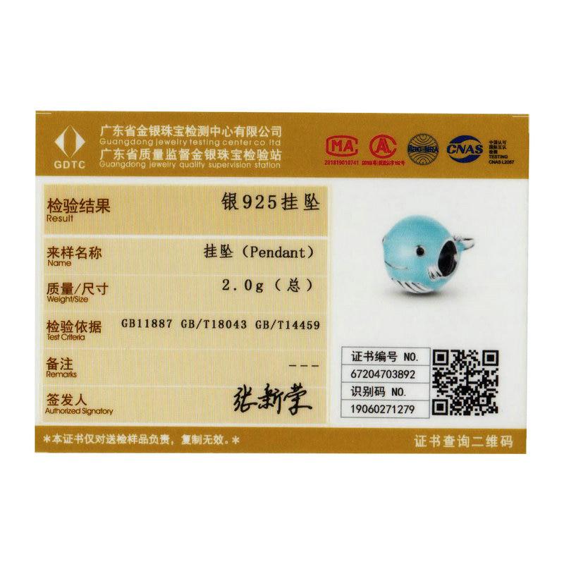 Bamoer Autentické stříbro 925 ze série Ocean of Joy Silve Beadss Charm pro originální náramek