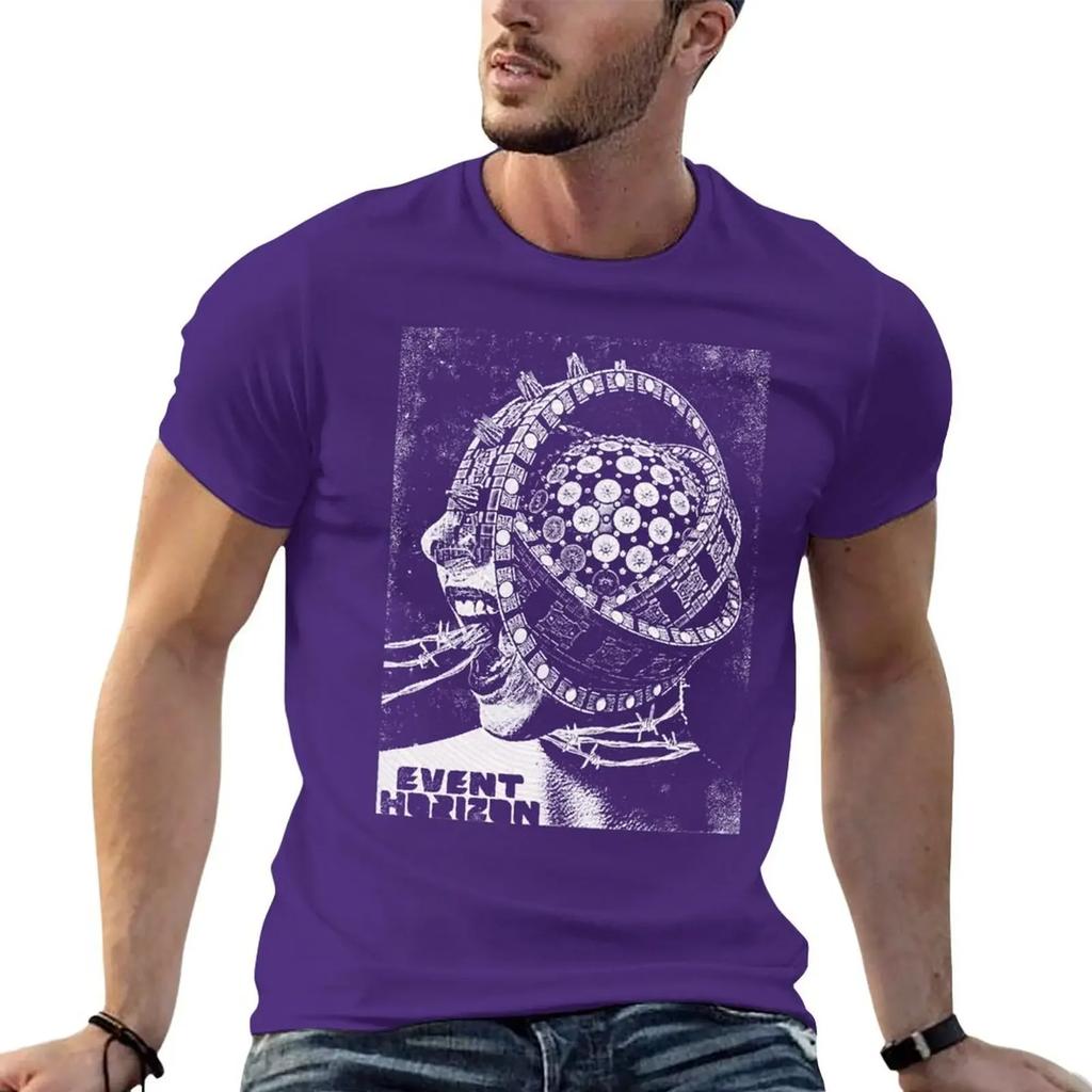 Event Horizon T-shirt Summer Top Sweat Oversized T Shirts for Men