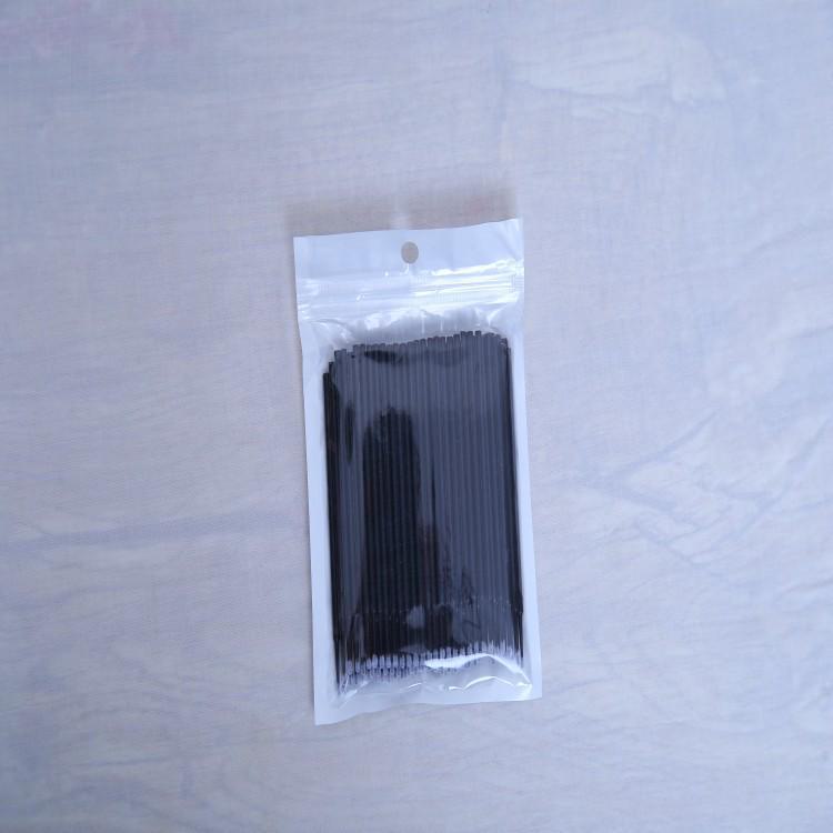 100 Purple Nano Cotton Swabs: Eyebrow, Eyeliner Correction, and Disposable Makeup Brushes