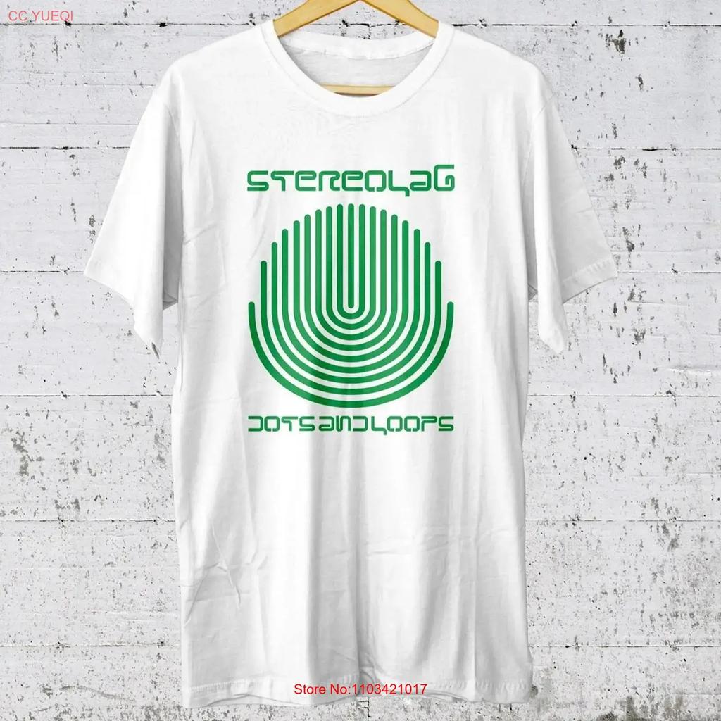 Stereolab White Cotton For Fans All Size S 5XL T Shirt HRN673 Vintage Washed Breathable Streetwear Designer Clothes Versatile