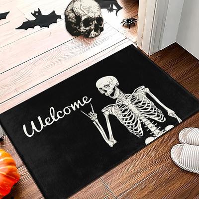 Halloween Lebka Vítejte Rohožka Pro Vnitřní Venkovní Dekoraci, 50x80cm