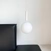 Nordic creative glass ball LED pendant light indoor kitchen pendant light luxury restaurant room decoration lighting fixture
