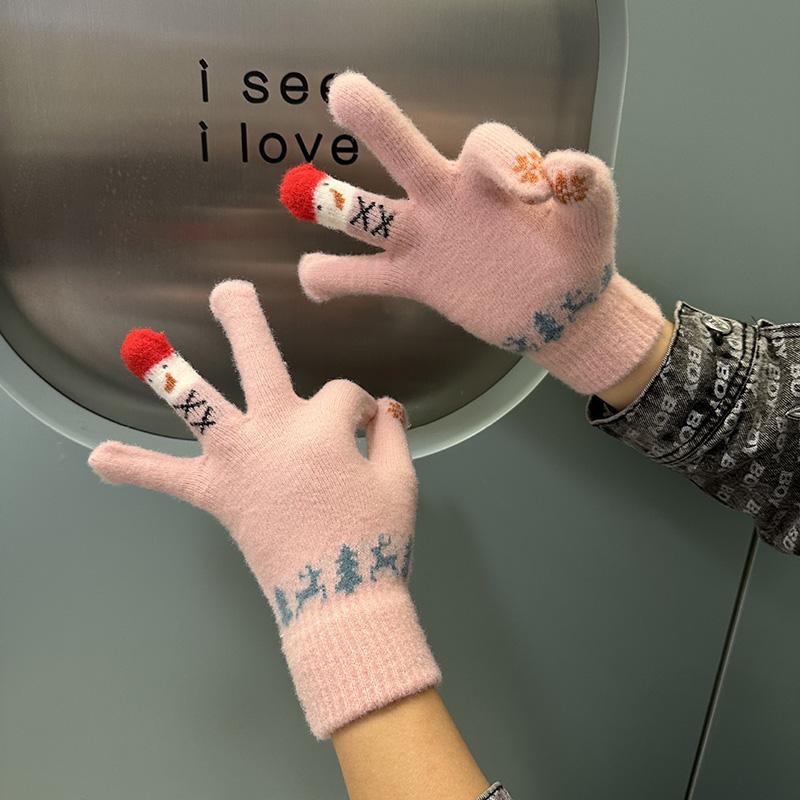 Женские перчатки для сенсорного экрана — фото 4