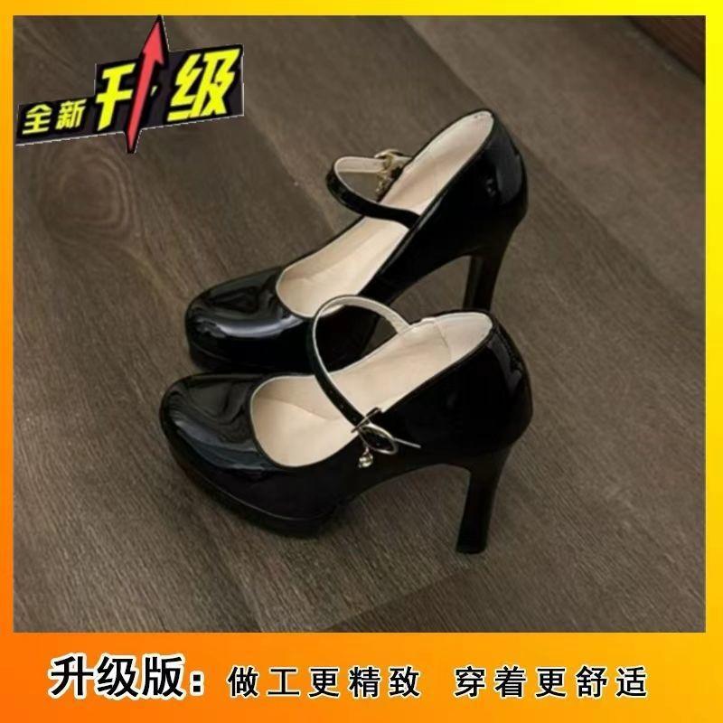 French retro Mary Jane high heels women s spring and summer new niche design versatile comfortable temperament women 35