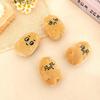 Cute Funny Potato Doll Brooch Keychain - Plush Bag Charm Pendant