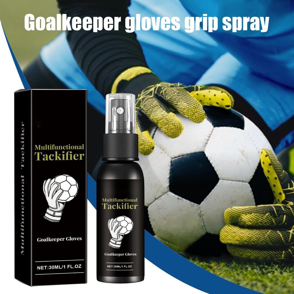 Football Glove Grip Spray Gentle 30ml Gloves Wash & Prepare Goalkeeper Gloves Spray Protective Sports Hand Grip Glove Grip Spray