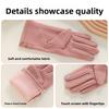 Touchable Screen Winter Gloves Plush Skiing Gloves Touch Screen Gloves  for Outdoor Cycling Skiing