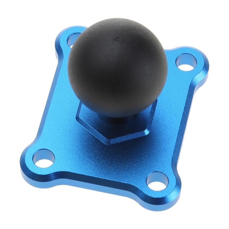 Aluminum Alloy Square Mounting Base with 1 Inch Ball for Head Mount for Zumo 400/450/500/550/660 Rider GPS for Motorcycl