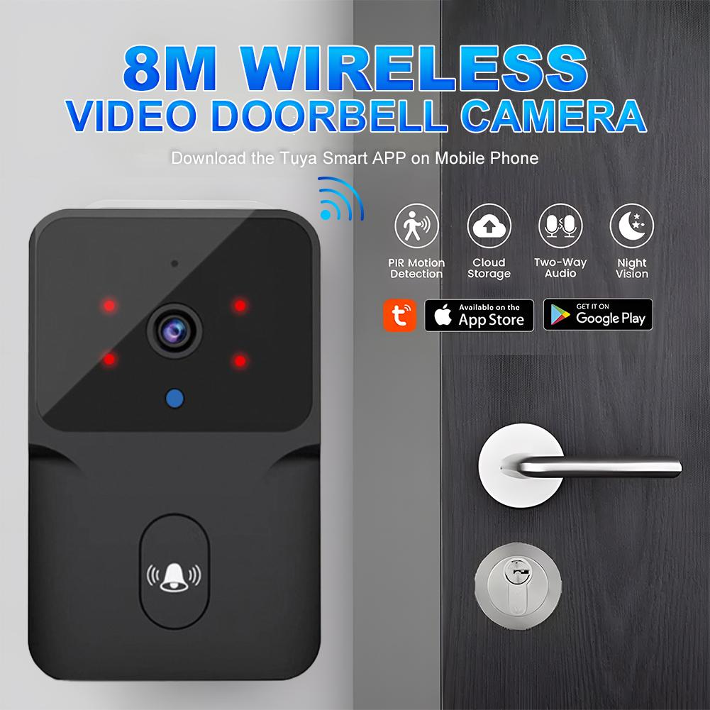 

Беспроводная безопасность, умный Wi-Fi дверной звонок, видеотелефон, камера, дверной звонок, кольцо, домофон