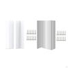 2 Pieces Metal Wall Corner Cover Durability Heavy Duty Easy Installation for School Household