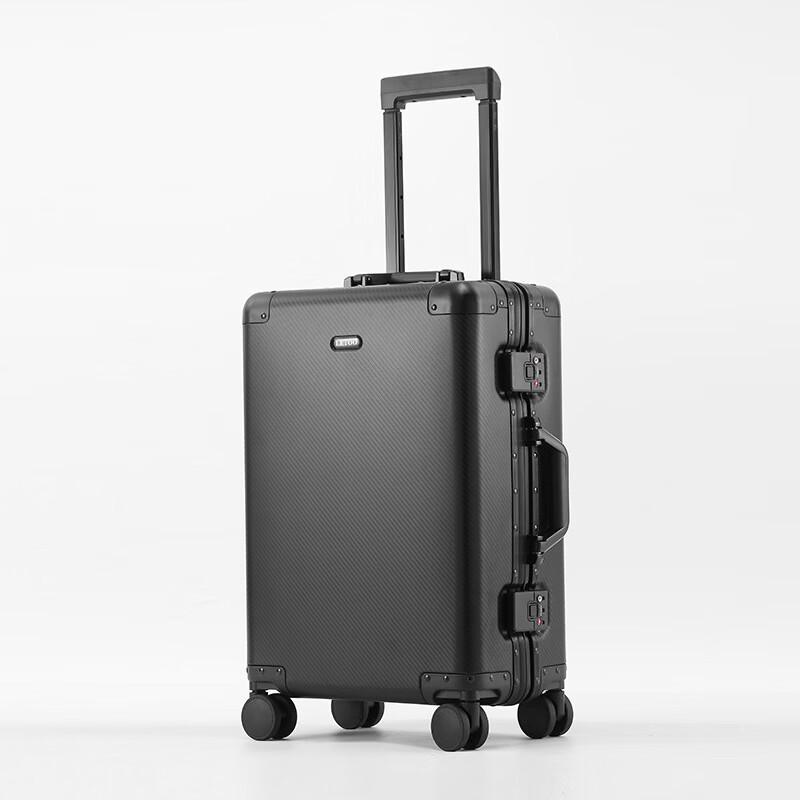 PACKAGE FASHION All Aluminum-Magnesium Alloy Travel Luggage for Women