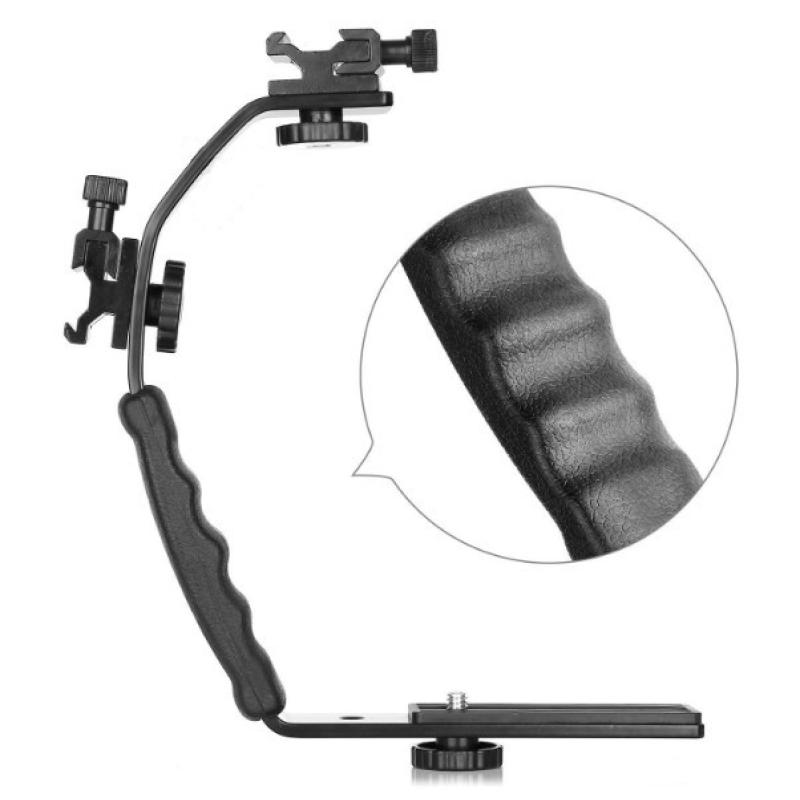 Buy Universal Flash Camera Grip L Bracket Hot Shoe Mount for Flash DSLR