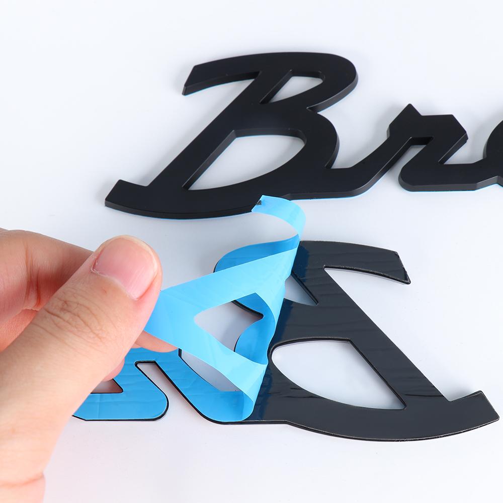 1pcs Car 3D Metal Emblem Badge Sticker Center Cover For Ford Bronco 2022 2023 Sport Logo Trunk Body Fender Styling Accessories