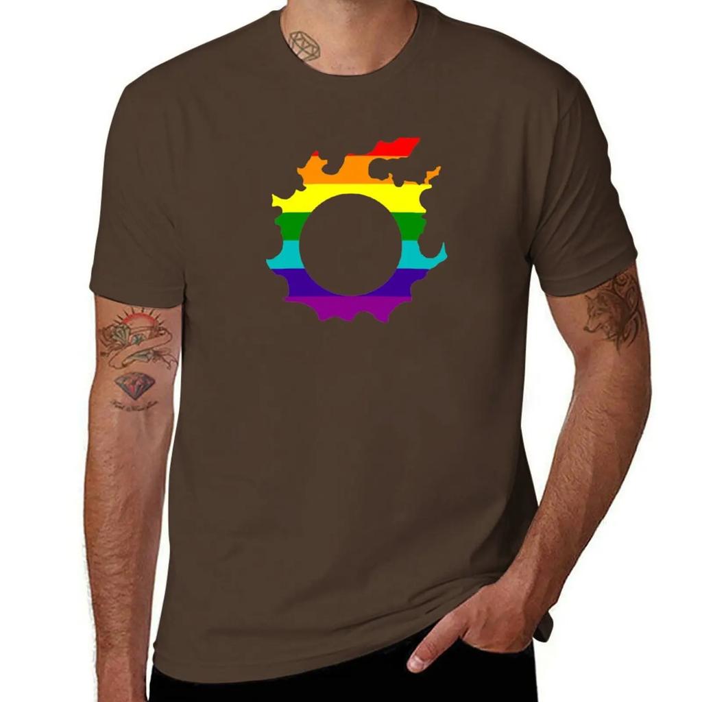 FFXIV Pride TShirt tees graphic t shirt vintage anime clothes basketball graphic tees men workout shirt