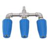 Triple Turbo Nozzle 1 4 Inch Quick Plug 4000PSI Rotating Pressure Washer Nozzle for Garden Car Road Cleaning