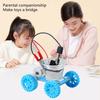 Saltwater Power Generation Vehicle Experiment Set Hands On Assembly Toy Kids Learning Toy for School Classroom Teaching