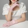 Gants Floraux de Mariée Longueur Poignet Gants Entiers pour Dîner Costumes Fantaisie Accessoires