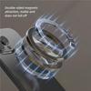 Double-sided Magnetic Rotating Gyroscope Portable Phone Holder Grip for IPhone 17 16 15 14 Pro Max for MagSafe Stand Accessories