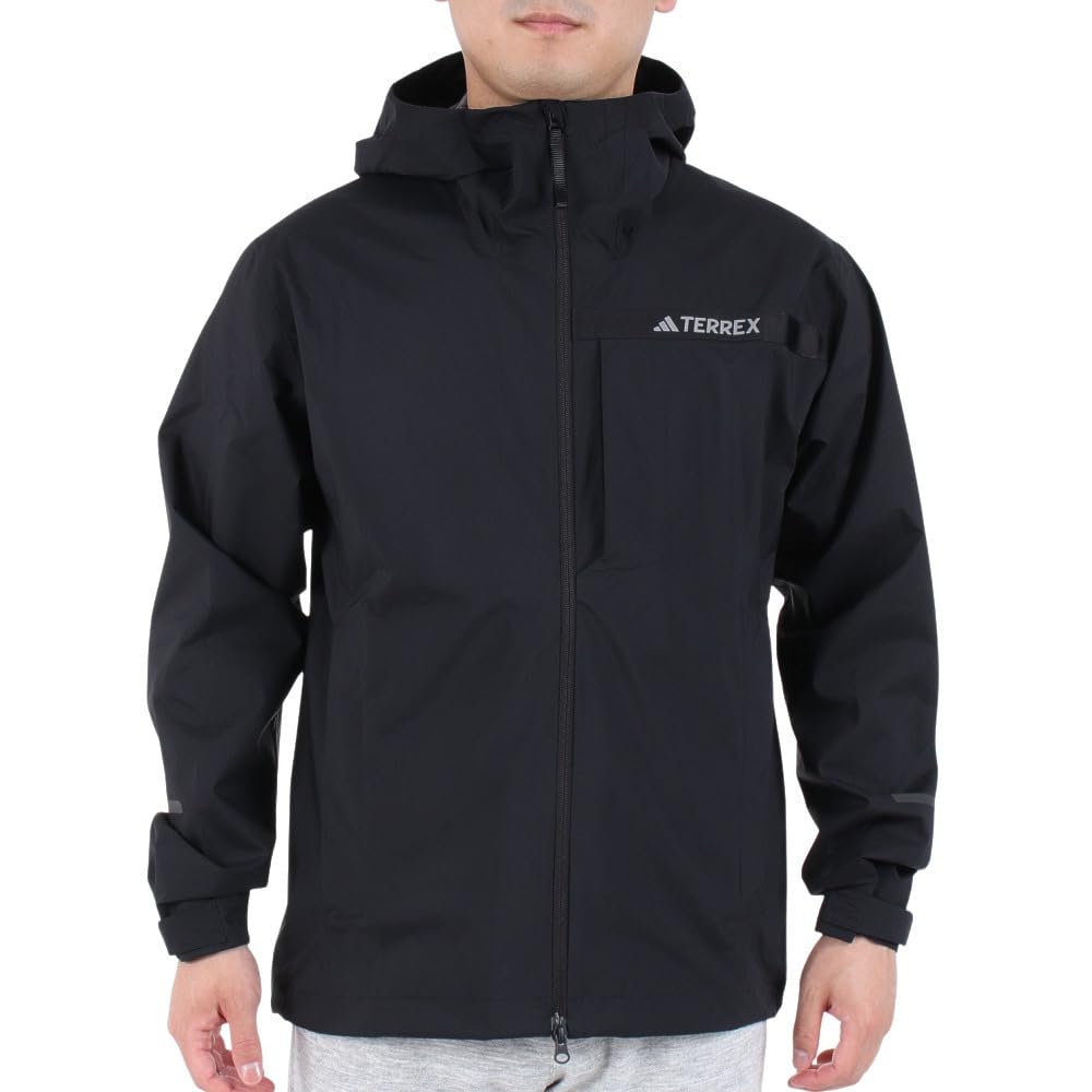 Adidas Terrex Multi RDY Rain Size Rain. 2.5-Layer Jacket, DK874, Men's, Black, J/M