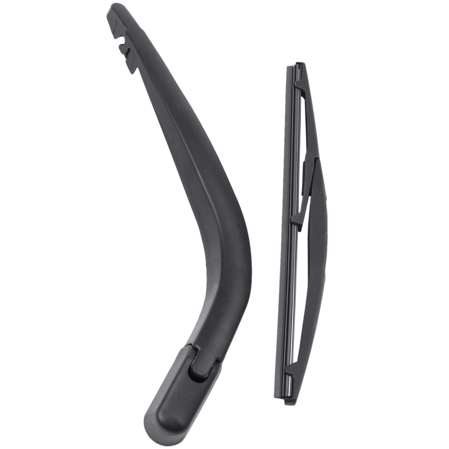 

QQ-Rear Wiper Blade & Arm Set Kit For Suzuki Alto 2009-2014 Windshield Windscreen Rear Window For Nissan Pixo 09- чорний