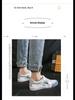 Triple Canvas Korean Style Casual White Sneakers for Female Students - WDSW-90001