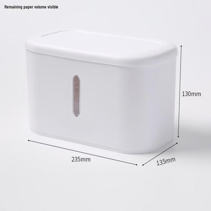 MDNG Wall-Mounted Tissue Box with Storage Shelf