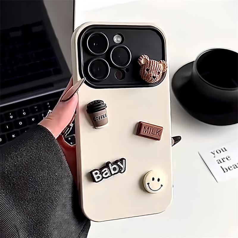 Suitable for Apple 16 Gradient Phone Case, Matte Bear, IPhone15 Protective Case, 14Promax, High-end Silicone