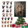 Advent Calendar Contains 24 Gifts, Cute Figures Doll Advent Calendar, Countdown Calendar With Surprise Toys, Collectible Figures Gift For Kids