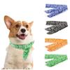 Pet Cooling Bandana Dogs Hot Day Cooling Scarf with Flower Printed Eye Catching