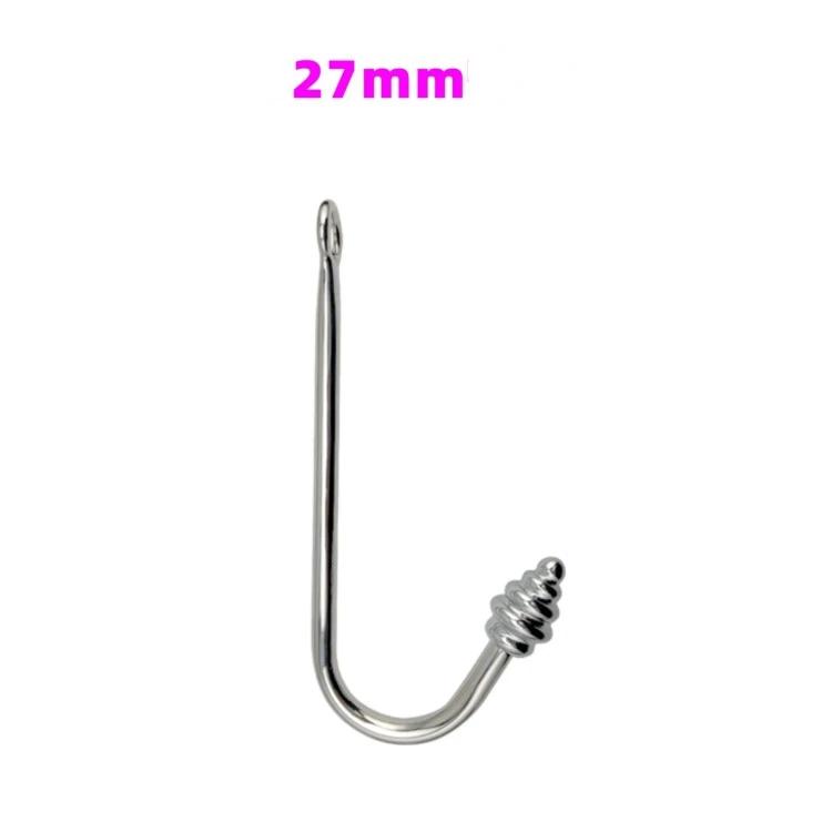 Hook Threaded In Metal Back Court Anal Plug Dilator Adult Toys Male and Female Masturbation Anal Plug Stimulus G-spot Sex Toys