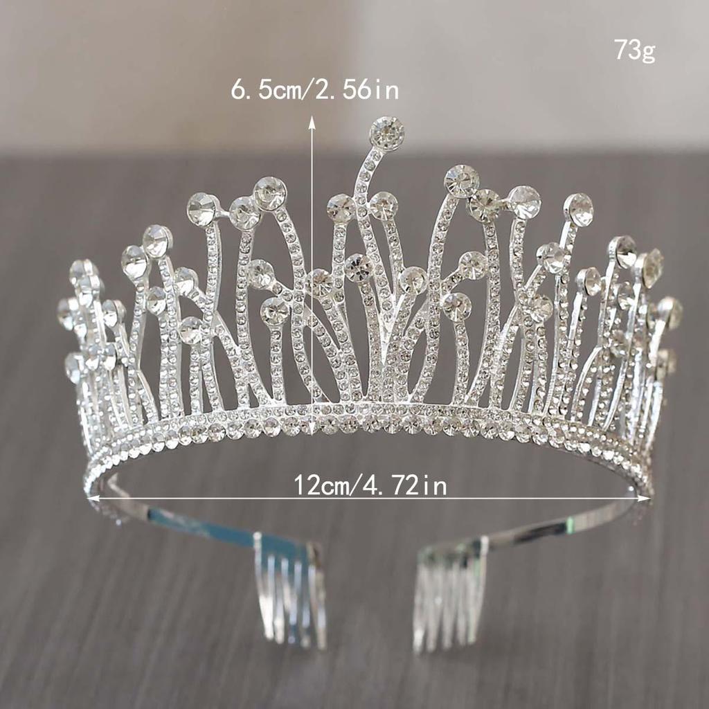 Strass-Tiara: Braut, 18. Geburtstag, Prinzessin & Kind Haarschmuck