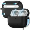 For AirPods Pro 3 Case Foldable Stand TPU PC Magnetic Earbuds Cover with Carabiner