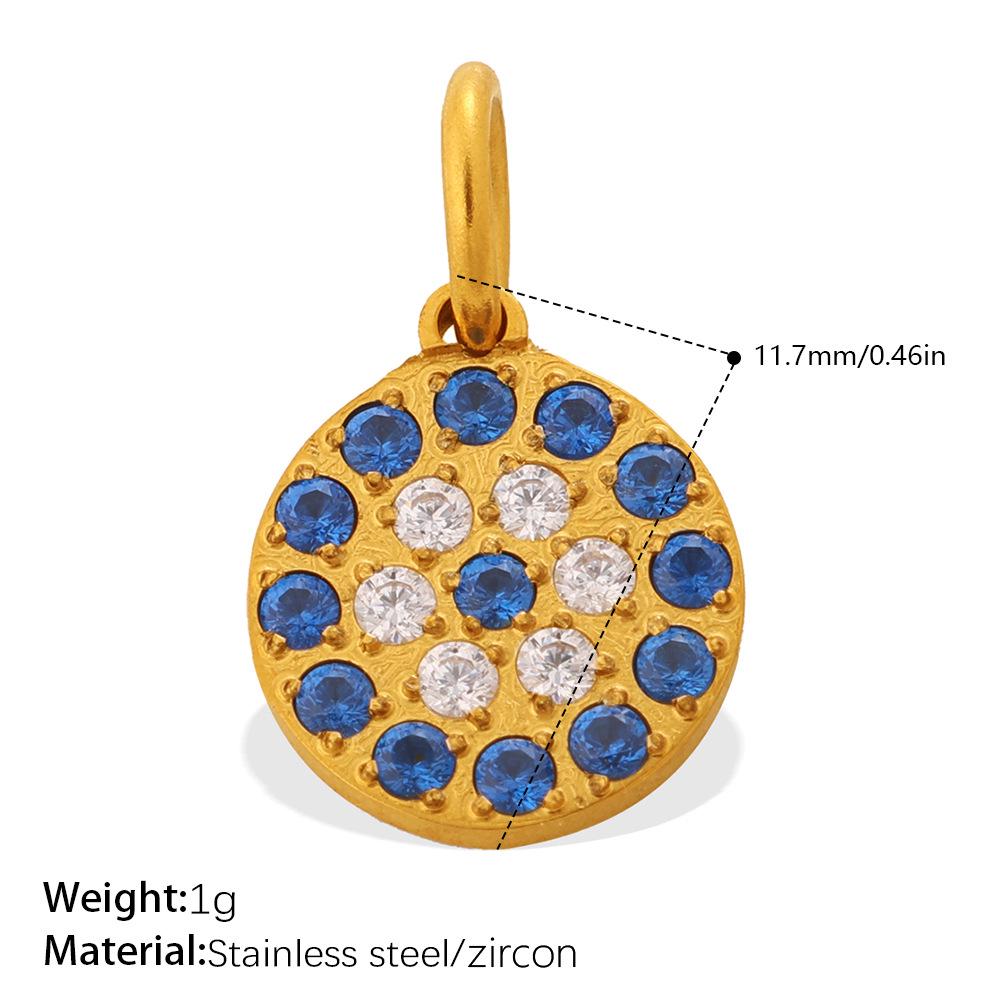 European & American Cross-Border Rhinestone Pendant - Luxury Retro Musical Note Guitar Ornament