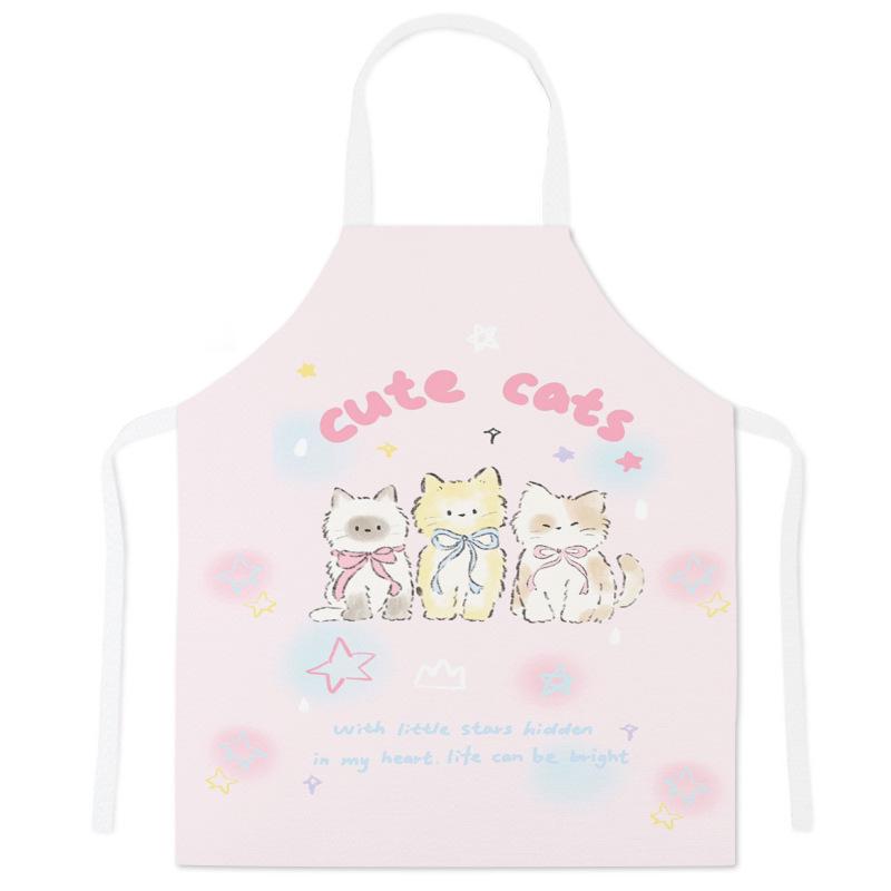 Cartoon Anime Pet Apron for Adults & Kids - Cute Kitchen & Restaurant Waist Apron