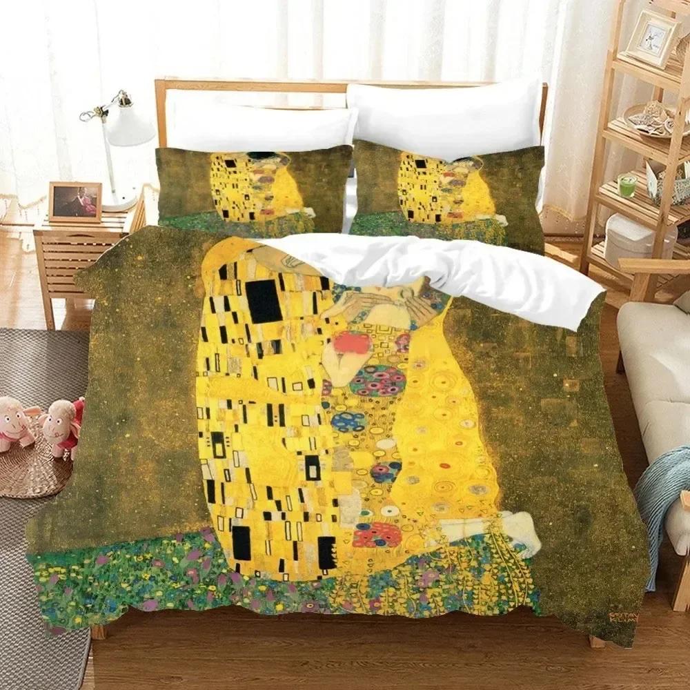 Oil Painting Van Gogh Star Sky Bedding Set Single Twin Double Queen King Cal King Size Bed Linen Set