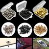50Pcs 3mm Guitar Protective Plate Screws Scratch Plate Mounting Screws Electric Guitar Bass Pickguard Screws with Box