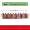 Carbonized Anticorrosive Wooden Picket Fence for Indoor & Outdoor Gardens, Balconies, and Courtyards.