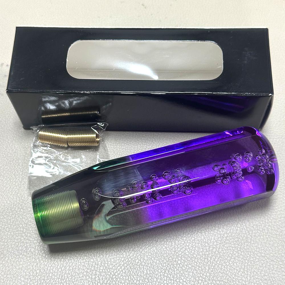 Car Gear Shift Head Car Manual Shifter Head Shift Knob Stick Crystal Transparent Bubble Gear Shift Knob Multiple colors