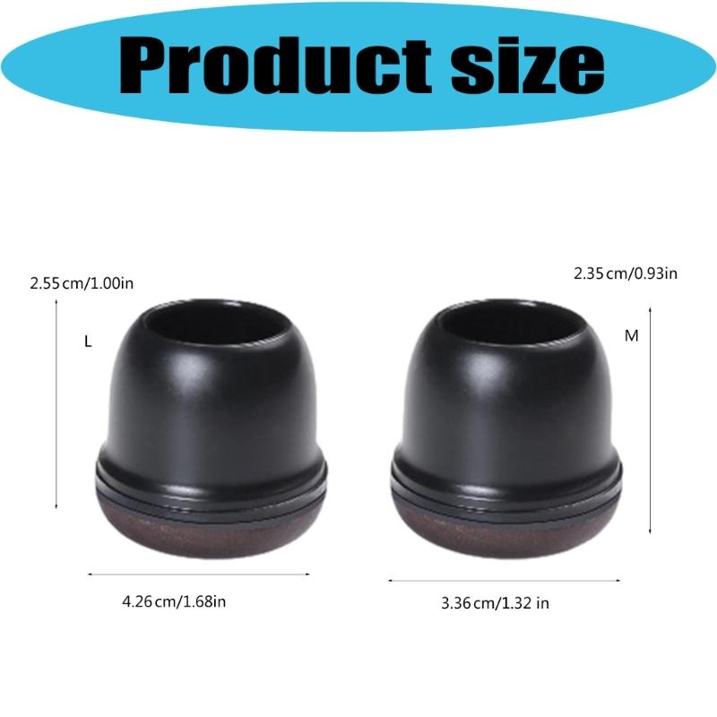 8Pack Silicone Chair Leg Round Pad For Hardwood Floor Nonslip Covers Furniture Leg Sliders Cap Reduce Noise