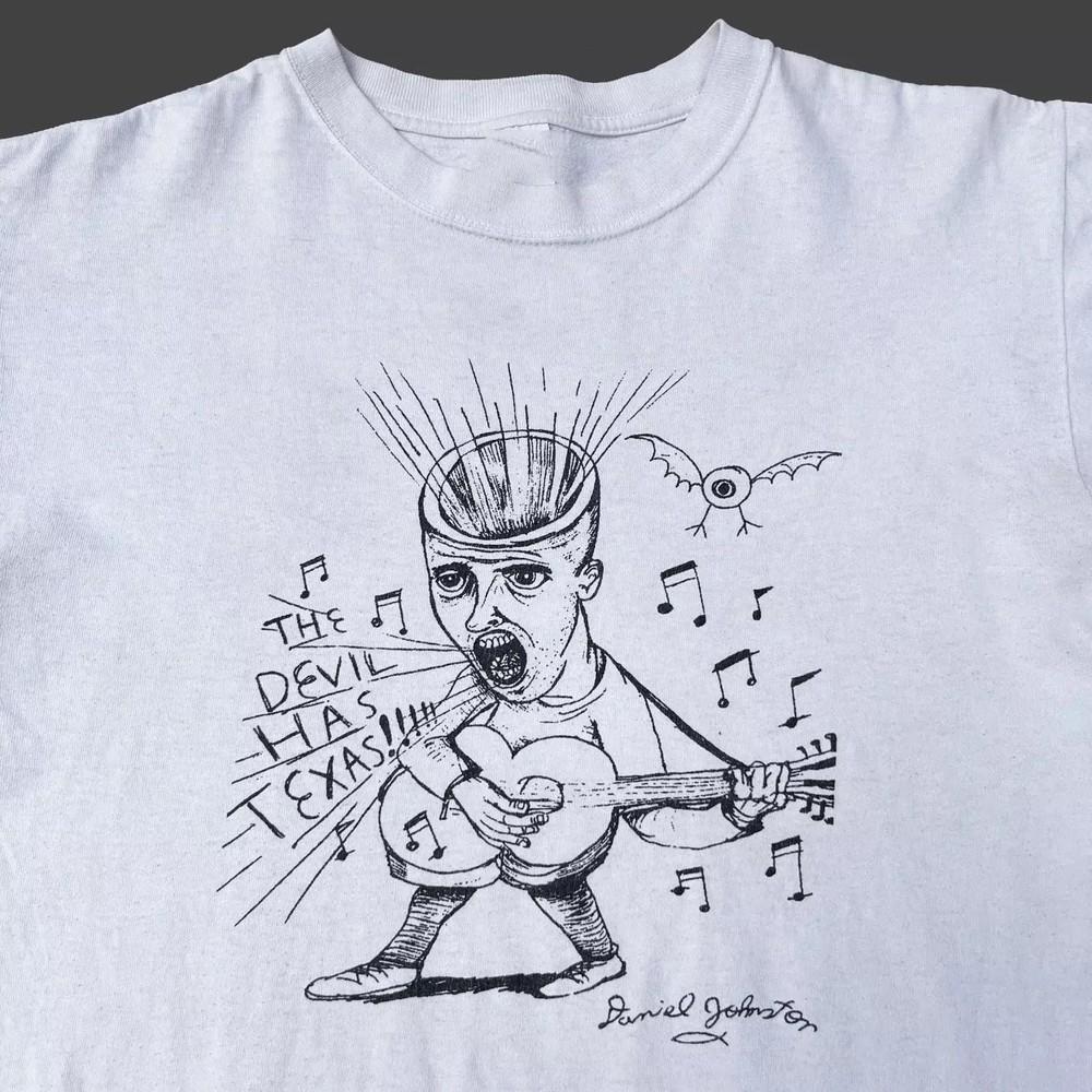 DANIEL JOHNSTON  03 Унисекс Футболка Хлопок Все Размеры S-234XL Унисекс Футболка XXXL